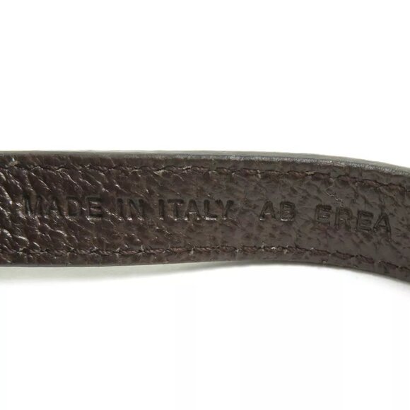 Auth BVLGARI Charm Greige/White/Brown Canvas/Leather/Silvertone - e59982a - Picture 8 of 8